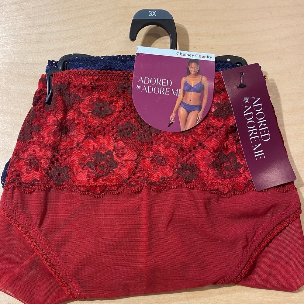 Adored by Adore Me Chelsey Cheeky 2 Pack Panties 3XL (IY)
